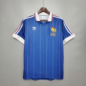 Retro France 1982 home Soccer Jersey