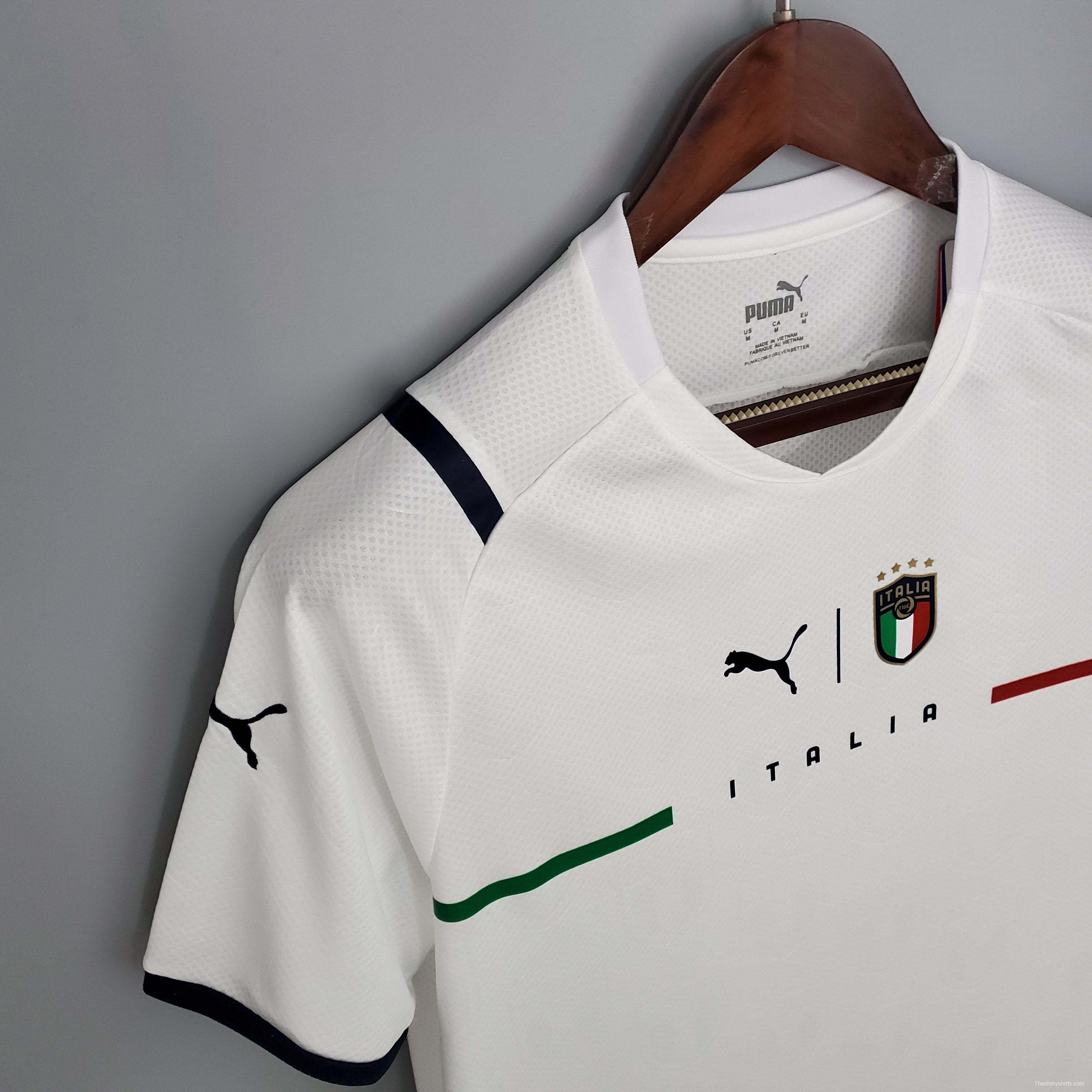 2020 Italy EURO White Away Soccer Jersey
