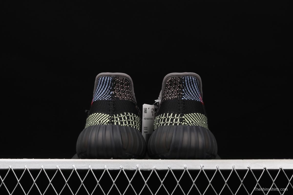 Adidas Yeezy Boost 350V2 Yecheil FW5190 Darth Coconut 350 second generation hollowed-out splicing colorful all-star color BASF Boost original