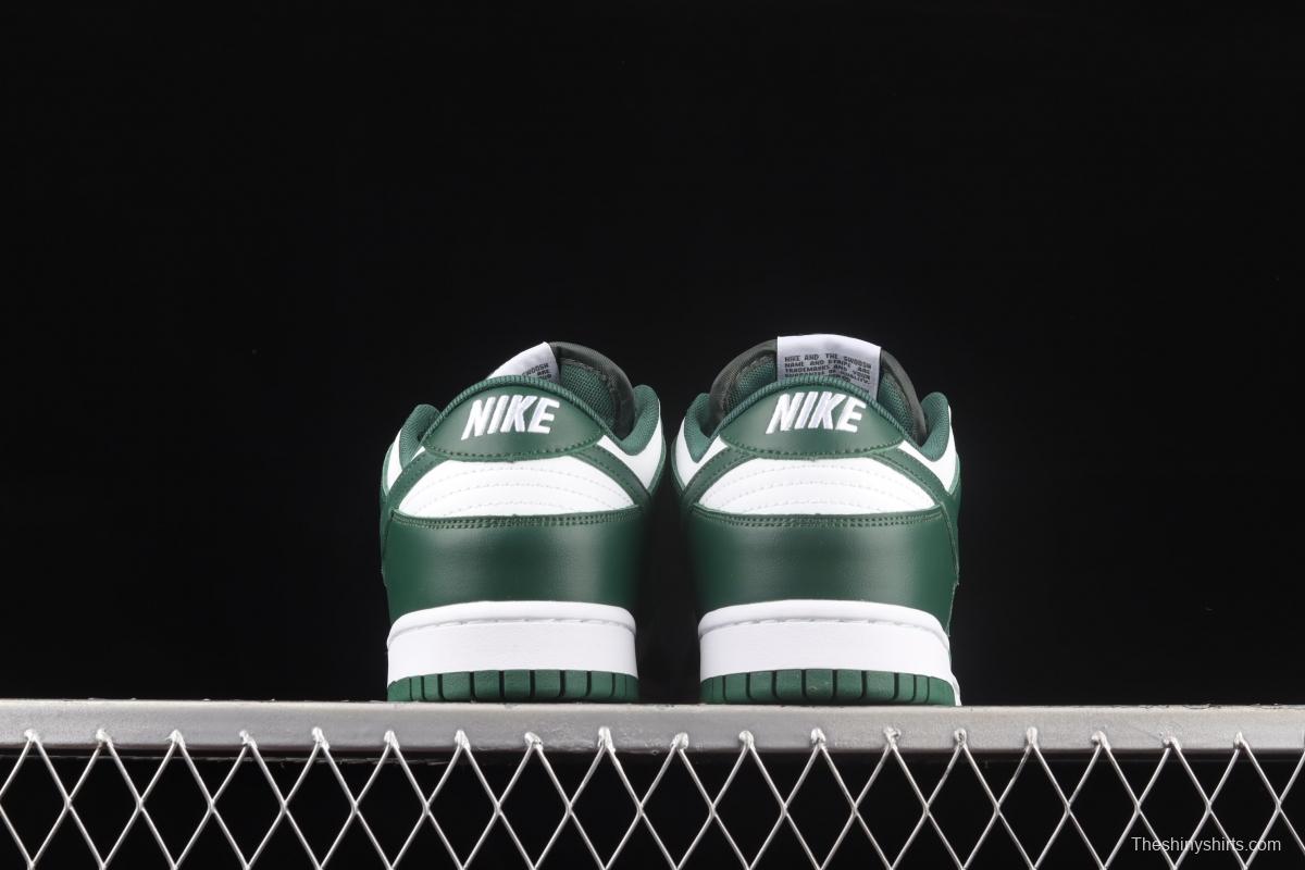 NIKE SB DUNK Low Team Green Michigan White and Green Slam Dunk Series low side Leisure Sports Skateboard shoes DD1391-101