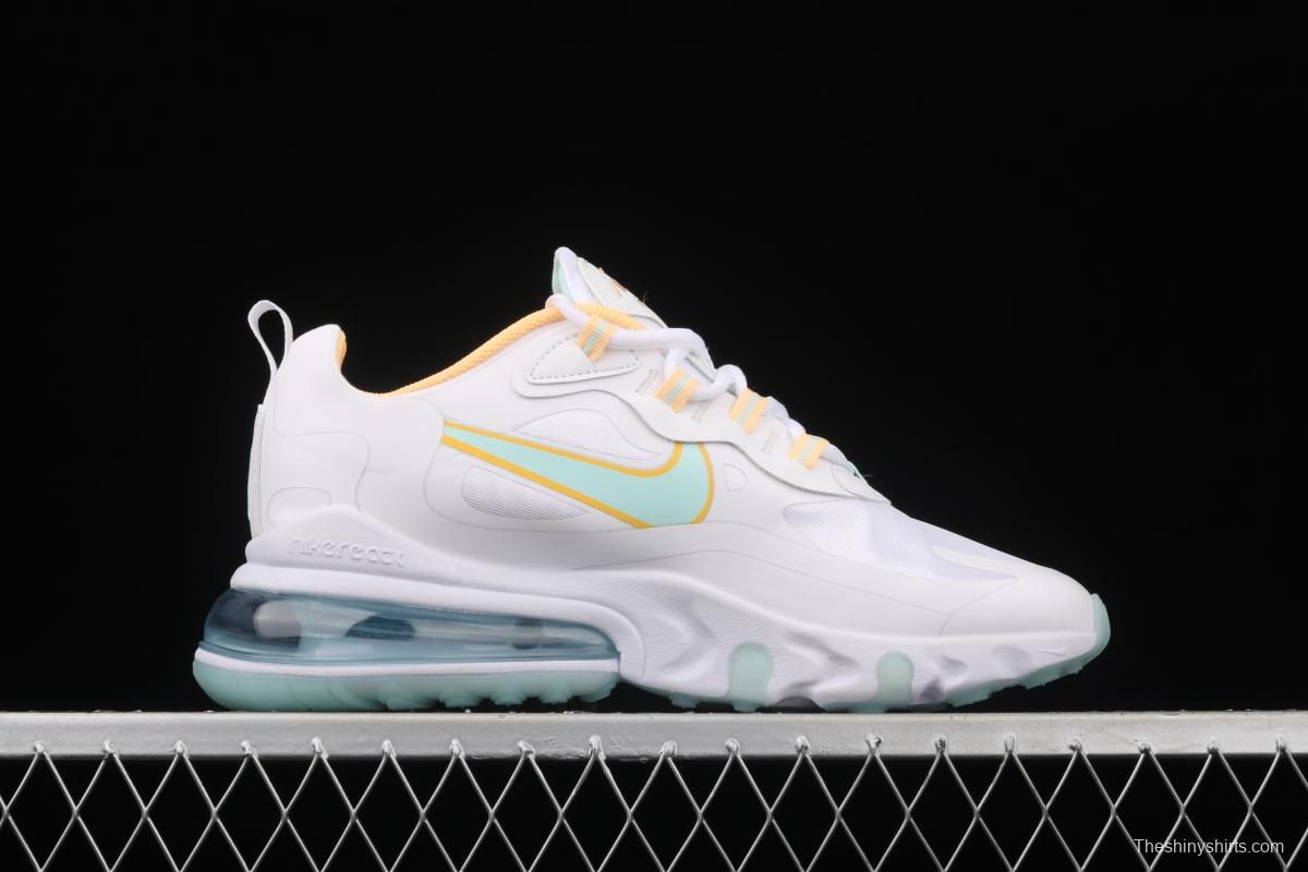 NIKE Air Max 270React new high-frequency mesh function half-palm air cushion cushioning running cloth shoes DJ3027-100