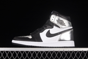 Air Jordan 1 High OG Wmns Silver Toe metal black silver silver toe CD0461-001