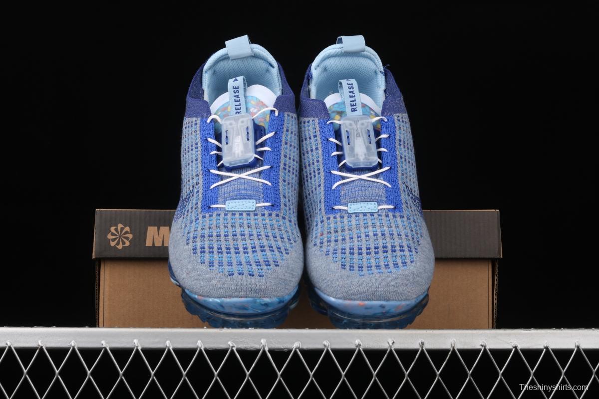 NIKE Air Vapormax 2020 Flyknit fly-woven fast tie full-palm air cushion jogging shoes CT1823-400