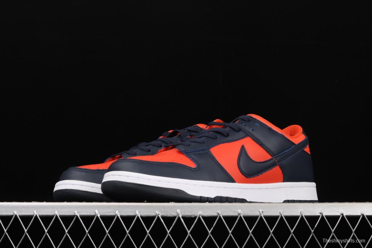 NIKE SB DUNK Low SP Fanta color matching head layer low side leisure sports board shoes CU1727-800