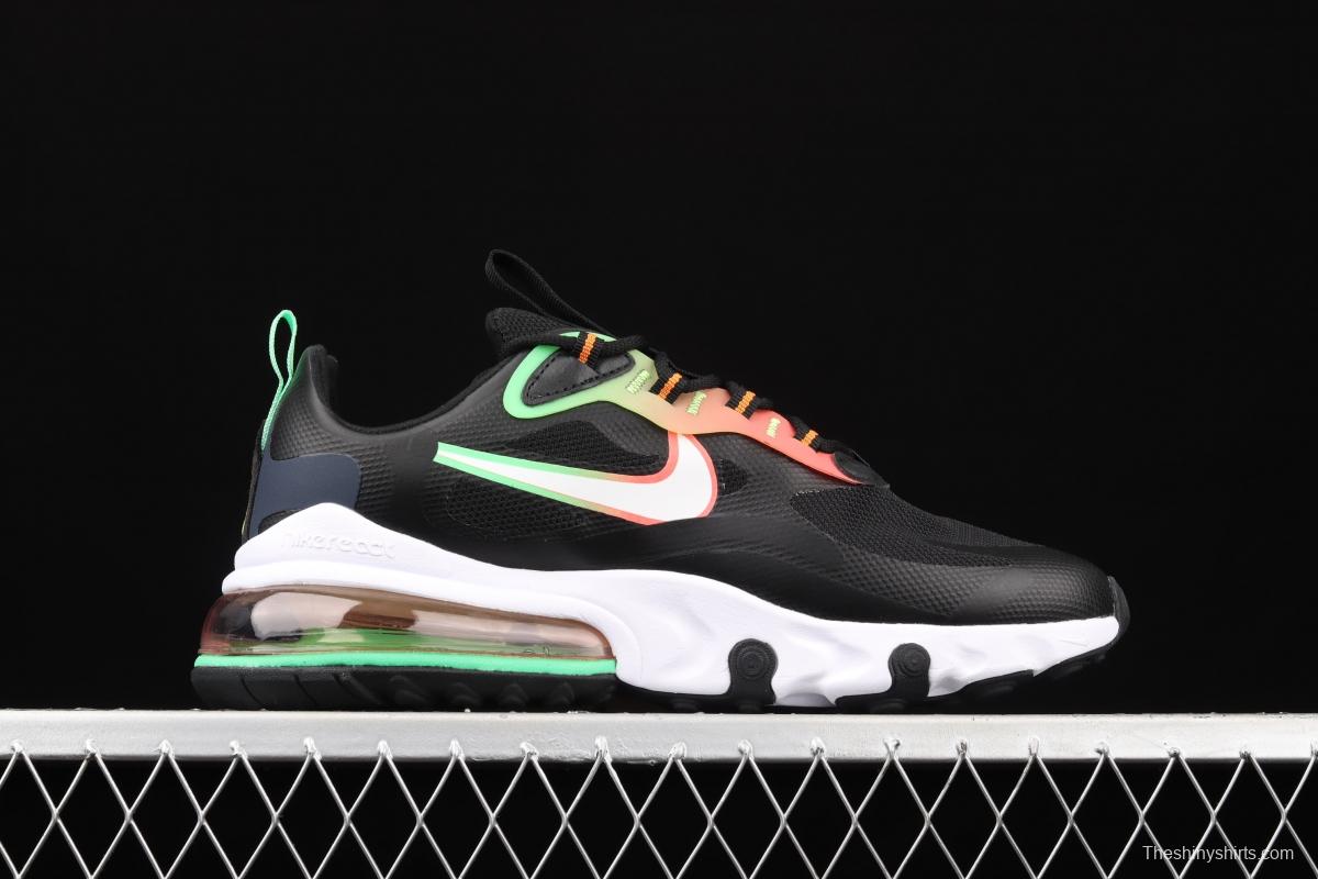 NIKE React Air Max 270Just Do It Takahashi Shield mesh series functional half-palm air cushion running shoes CK6457-001