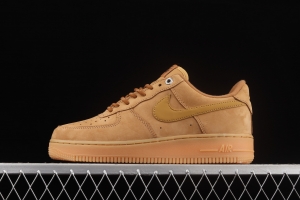 NIKE Air Force 1'07 WB AF1 suede wheat color head low upper board shoes CJ9179-200