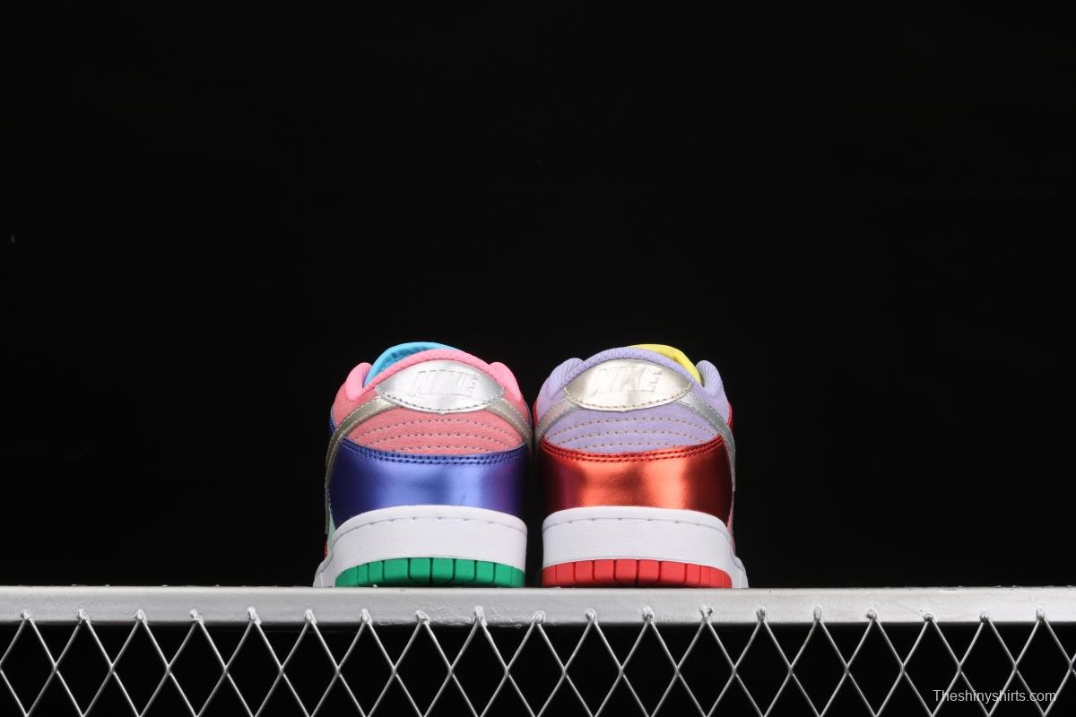 NIKE SB DUNK Low SE Candy Egg 2.0 candy mandarin duck dunk series low side leisure sports skateboard shoes DN0855-600