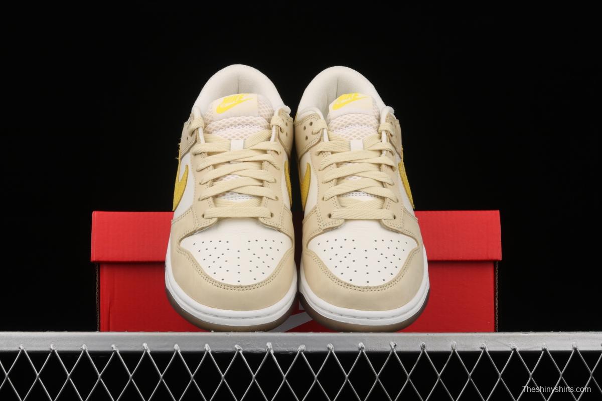 NIKE SB DUNK Low dunk series lemon yellow color matching low-side leisure sports skateboard shoes DJ6902-700