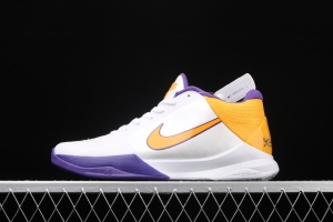 NIKE Zoom Kobe V Protro Kobe Bryant 5 Lakers 2020 remake low-top sports basketball shoes 386429-102