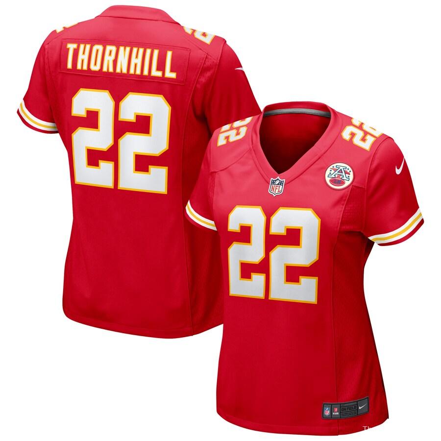 Women's Juan Thornhill Red Player Limited Team Jersey