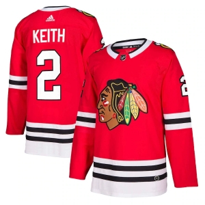 Men's Duncan Keith Red Player Team Jersey