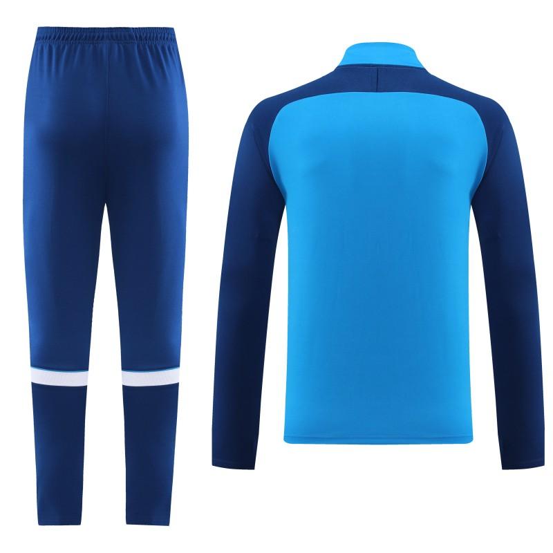 2023 NIKE Blue Half Zipper Jacket +Pants