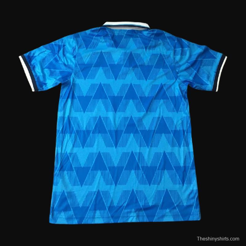 Retro 89/90 Lazio Home Blue Jersey