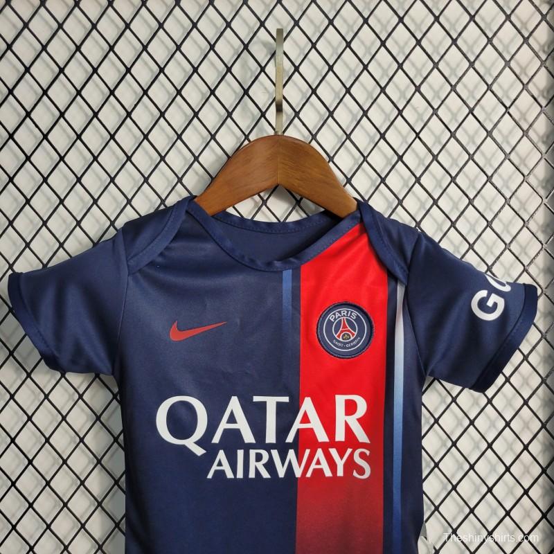 23-24 Baby PSG Home Jersey