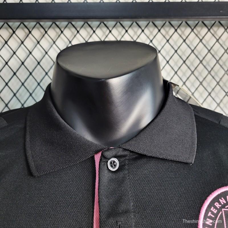 23-24 Inter Miami Black Polo Jersey