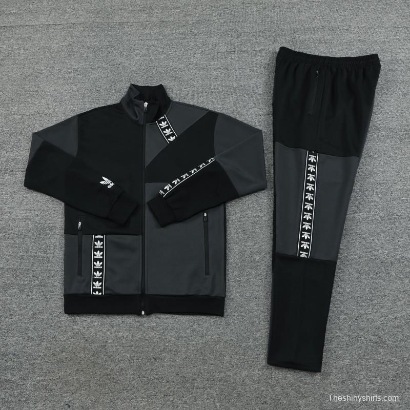 23/24 Adidas Original Black/Grey Full Zipper +Pants