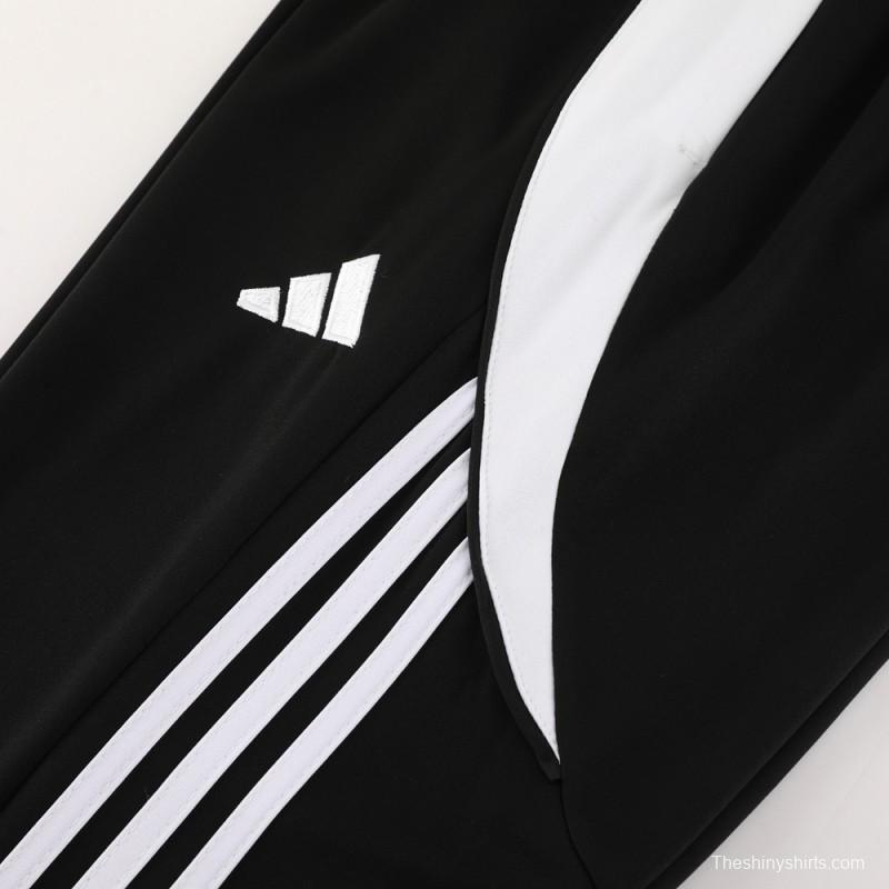 2024 Adidas Black Half Zipper Jacket+Pants