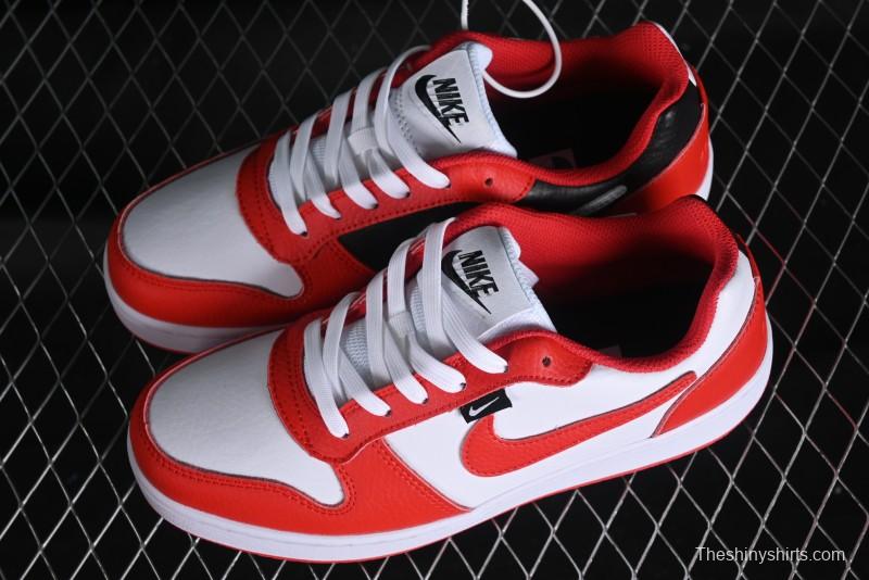 Nike Ebernon Low Premium Black White Low-Top Versatile Breathable Casual Sneakers - AQ1774-101