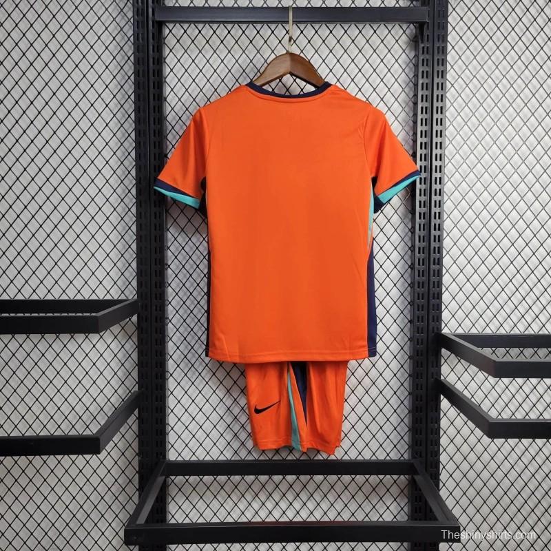 2024 KIDS Netherlands Home Jersey