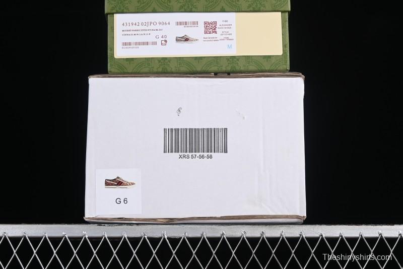 Gucci Tennis 1977 Print Sneaker Retro Casual Canvas Shoes - 02JPO9064