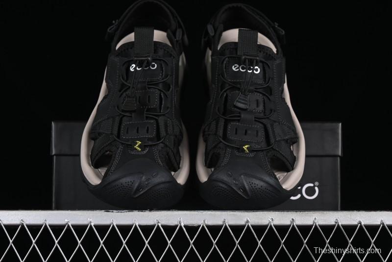 ECCO New Terrain Series Outdoor Closed-Toe Sandals Water Shoes with Breathable Design - 63890301001