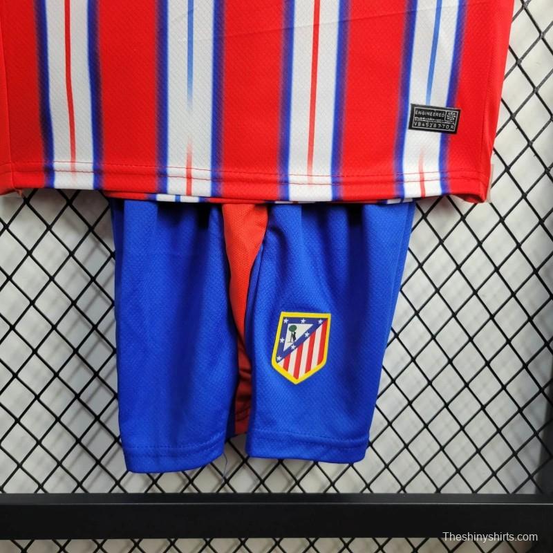 24/25 Kids Atletico Madrid Home 16-28 Jersey