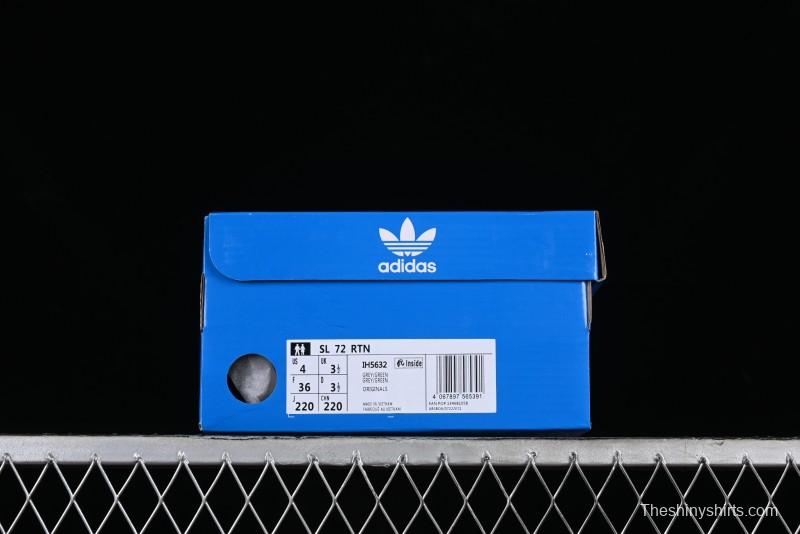 Adidas Originals SL 72 Retro Running Shoes with Ecotex Tongue and EVA Midsole - IH5632