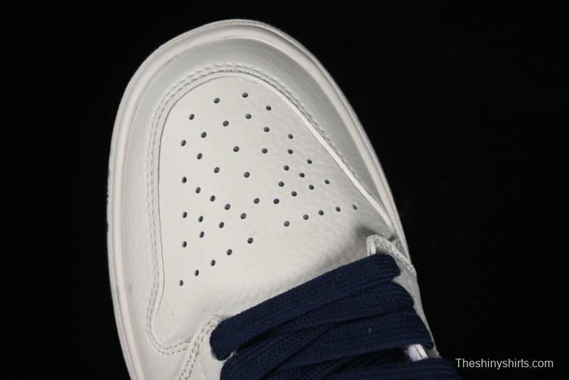 Nike Air Jordan 1 Low LV Collaboration Retro Casual Sneakers in Beige Orange - WG8850-001