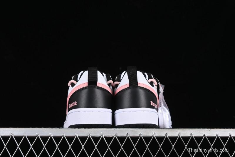 Nike Court Borough Low 2 Sneakers in Cool Blackberry with Sweet & Spicy Design - BQ5448-110