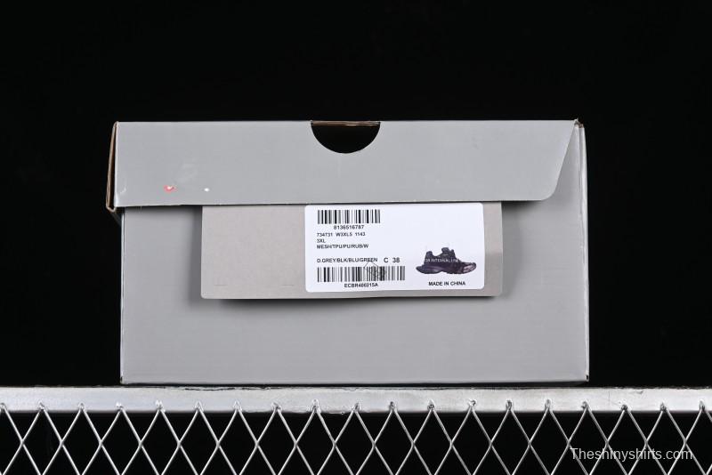 Balenciaga Phantom Sneaker Ten-Generation Trend Running Shoes with Transparent Heel Strap - W3XL51143