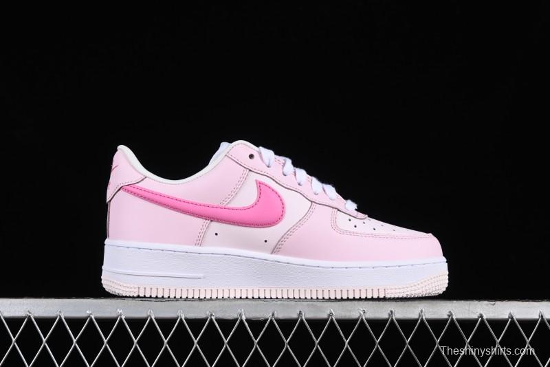 Nike Air Force 1 '07 Low White Pink Casual Sneakers - HM3696-661