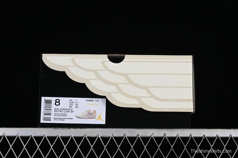 Nike Air Jordan 2 Low Craft "Melon Tint" Retro Sneakers - DV9956-118