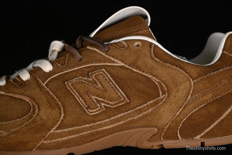 Miu Miu x New Balance 530 Low-Top Retro Running Shoes with Deconstructed Design - 38165