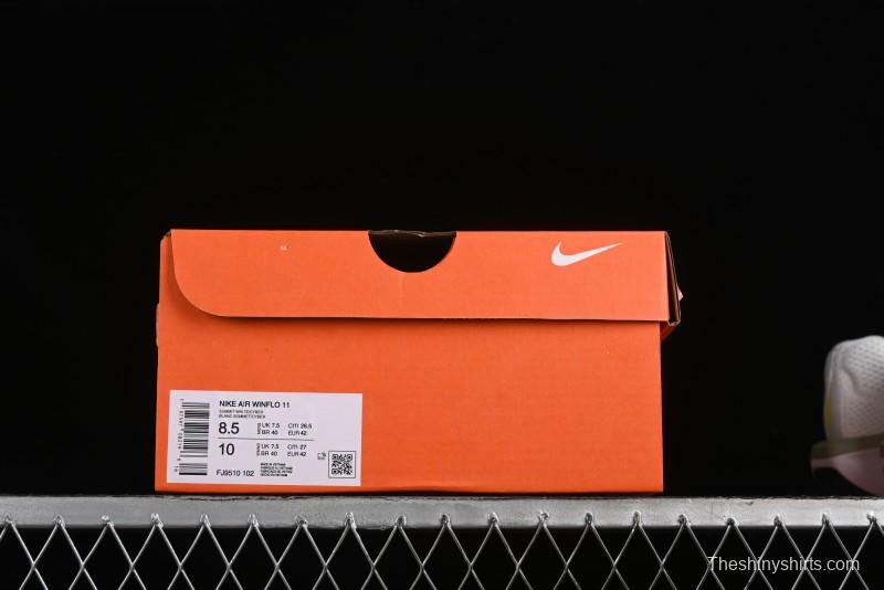 Nike Zoom Winflo 11 Lunar Mesh Breathable Running Shoes with Cushioning - FJ9510-102