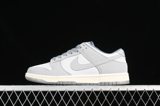 Nike Dunk Low Cool Grey SB Skateboarding Shoes with Washed Effect - FV1167-001