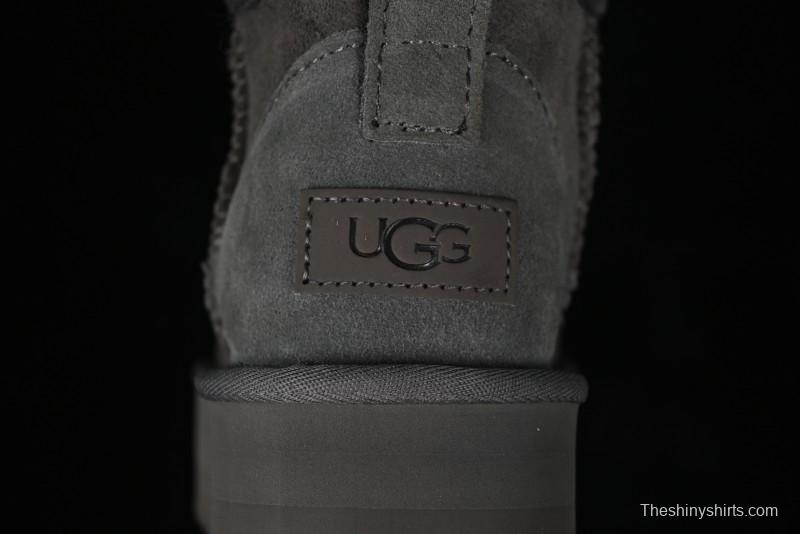 UGG Classic Ultra Mini Platform 3CM Wool Blend Mini Short Boots - 1135092