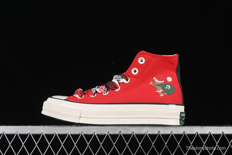 Converse 1970s Christmas Theme High Top Casual Sneakers for Winter - A12454C