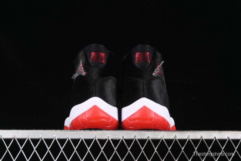 Nike Air Jordan 11 Retro Bred Velvet Basketball Shoes - DB5457-061