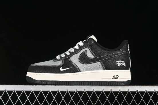Nike Air Force 1 '07 Low Stussy Collaboration - Starry Sky Low-Top Casual Sneakers - XZ1968-518