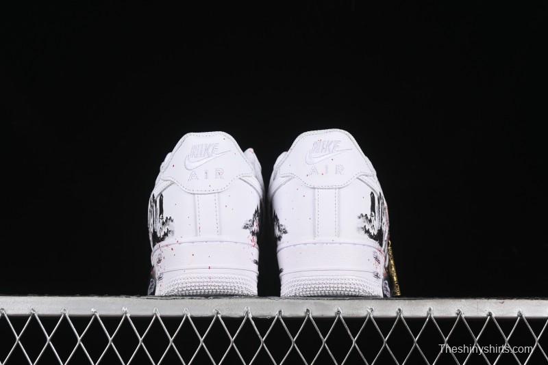 Nike Air Force 1 '07 Low Black Myth Wukong Custom Spray-Painted Gift Box Low-Top Casual Sneakers - ZH0316-045