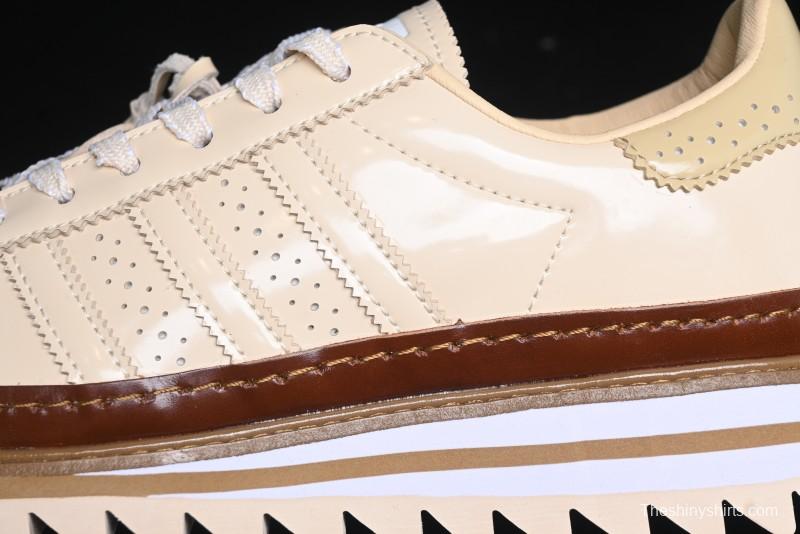 Adidas Clot x Superstar JQ6117 Shell Toe Sneakers with Preppy Style and Perforated Design - JQ6117