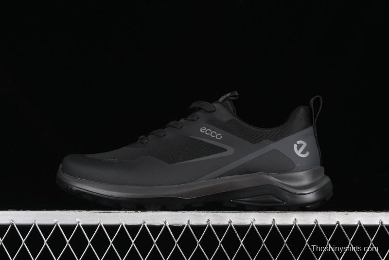 ECCO DRIVE Series Outdoor Waterproof Breathable Slip-Resistant Retro Fashion Patchwork Hiking Shoes - 88259401001