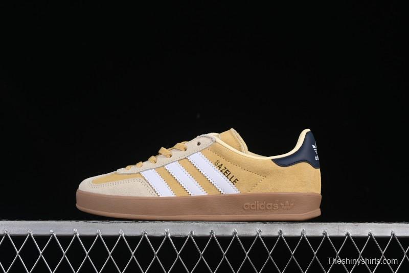 Adidas Originals Gazelle Indoor JI3523 Retro Casual Slip-Resistant Wear-Resistant Low-Top Sneakers - JI3523