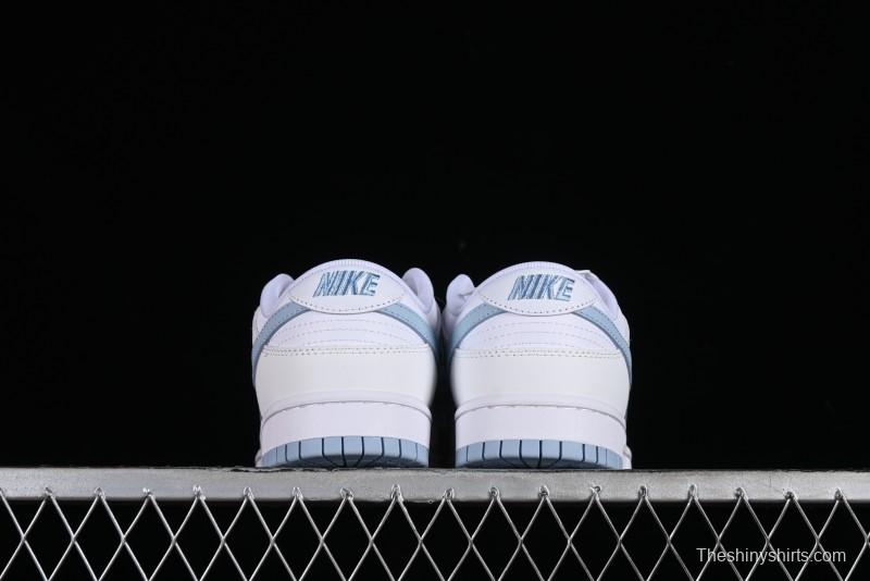 Nike SB Dunk Low Light Blue White Skateboarding Shoes - DV0831-109