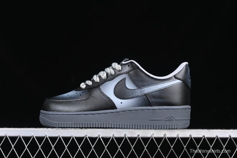 Nike Air Force 1 '07 Low Night Storm Custom Casual Sneakers for Autumn Winter - YD2425-101