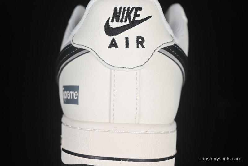 Nike Air Force 1 '07 Low Supreme Collaboration Two-Tone Beige Low-Top Casual Sneakers - XZ6188-362
