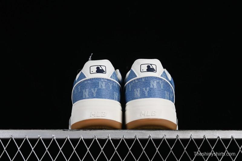 MLB Chunky Liner Basic Height Increasing Platform Sneakers with 6cm Inner Lift - 3ASXCLD4N50BLS