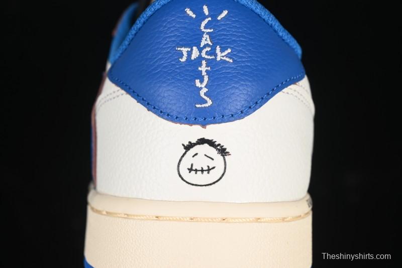 Nike Travis Scott x Air Jordan 1 Low OG AJ1 Reverse Swoosh - DM7866-104