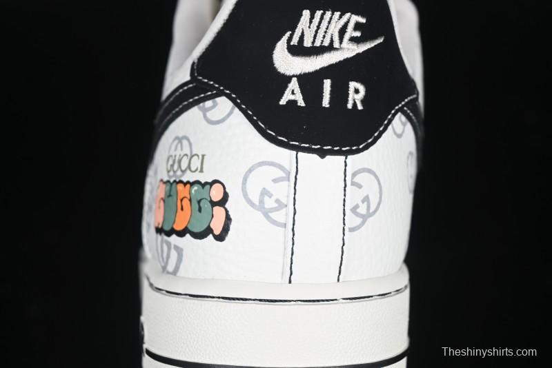 Nike Air Force 1 '07 Low Gucci Collaboration Classic Pattern Low-Top Casual Sneakers - CH6336-516