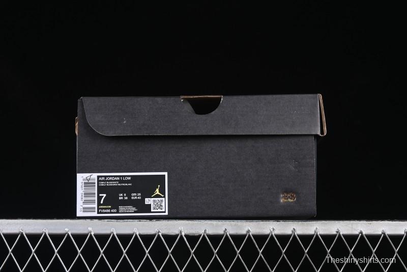 Nike Air Jordan 1 Low Casual Sneakers in Light Blue - FV8486-400